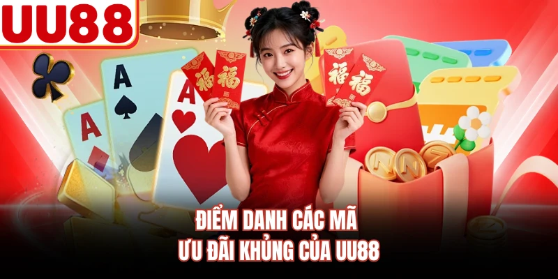 Điểm danh các mã ưu đãi khủng của UU88